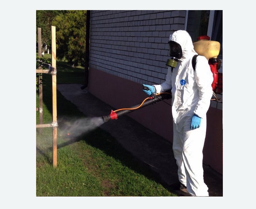 травля клещей на участке в Чайковском